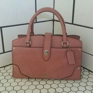 Coach Mercer 24 Satchel in Glitter Rose